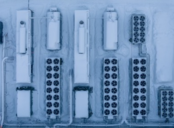Oslo data center aerial view
